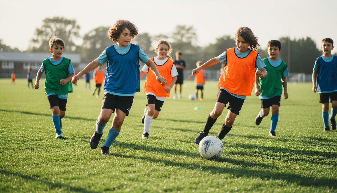 découvrez comment les stages de football pendant les vacances scolaires contribuent à améliorer la santé physique et mentale des enfants, tout en favorisant leur épanouissement.