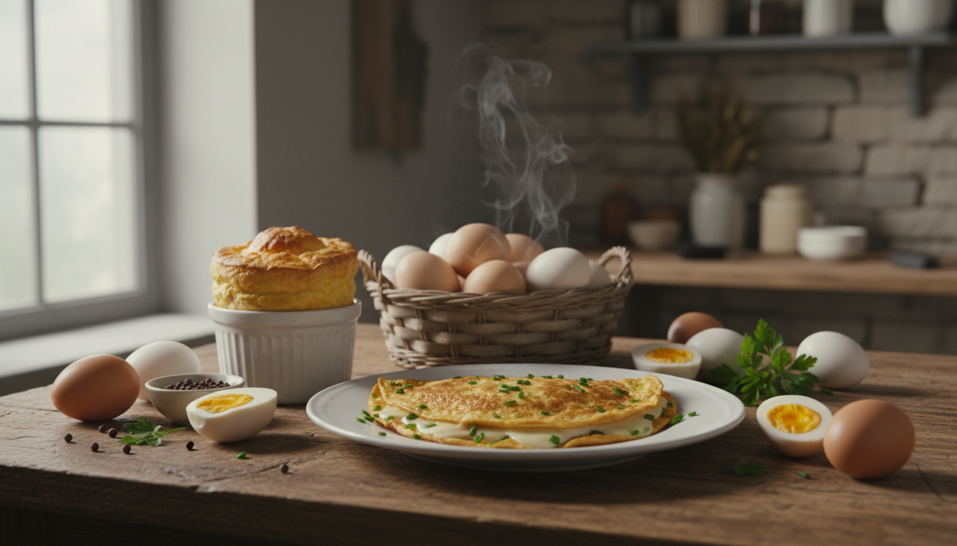 découvrez des recettes simples et savoureuses pour utiliser tous vos œufs entiers, parfaites pour des repas rapides et délicieux.